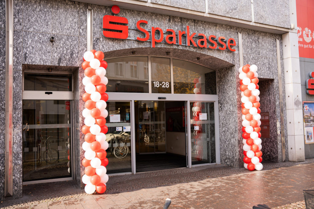 Weltspartag in der Sparkasse zu Lübeck 2024.