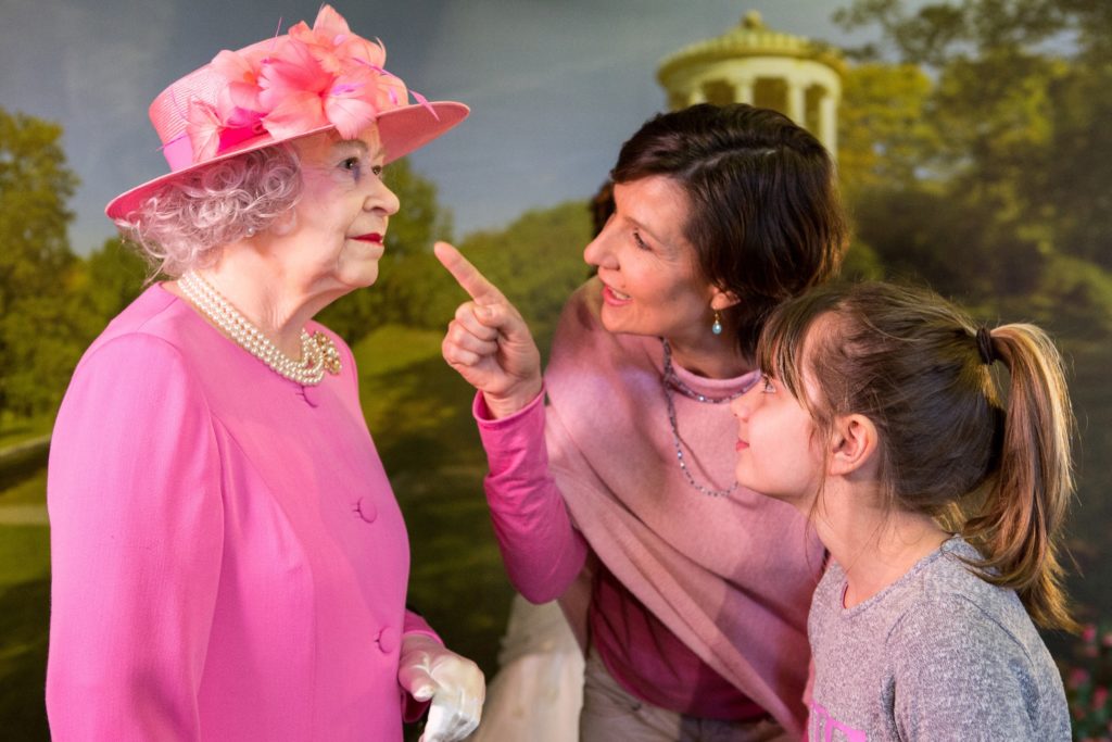 Wachsfigurenkabinett Panoptikum in Hamburg - die Queen