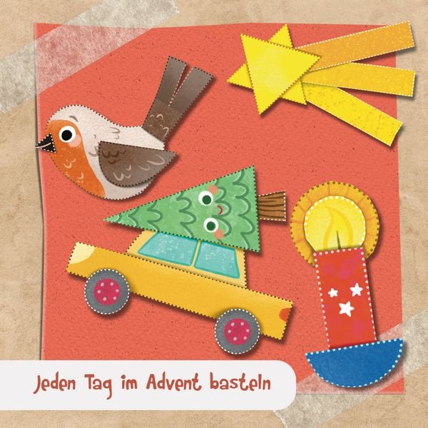 Das Adventskalender-Verbastelbuch - Blick ins Buch